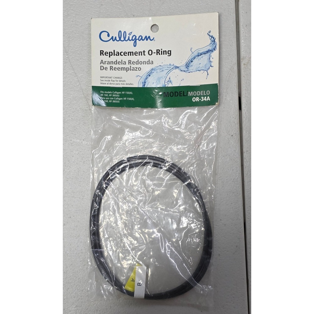 Culligan OR-34A Replacement O-Ring for HF-150 HF-160 HF-360 Water Filter Housing